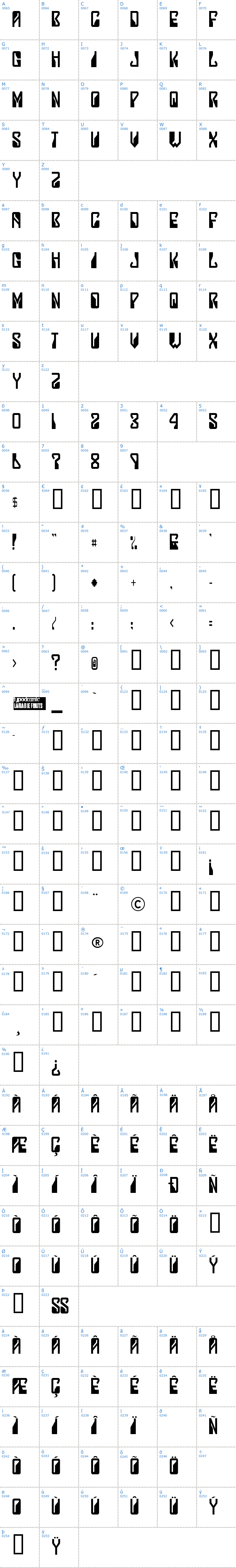 Vollständige Schriftzeichen bersicht: Lady Starlight Schriftart