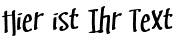 Ihre Vorschau von der Schriftart SwingSet
