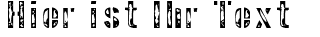 Ihre Vorschau von der Schriftart Interplanetary