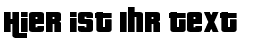 Ihre Vorschau von der Schriftart Pricedown