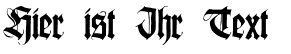Ihre Vorschau von der Schriftart Killigrew