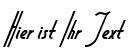 Ihre Vorschau von der Schriftart Little Rickey