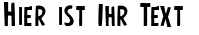 Ihre Vorschau von der Schriftart Earth's Mightiest