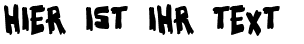 Ihre Vorschau von der Schriftart Earthquake