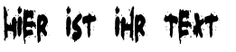 Ihre Vorschau von der Schriftart Grunt Reaper