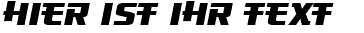 Ihre Vorschau von der Schriftart Osaka
