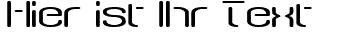 Ihre Vorschau von der Schriftart QSwitch Ax