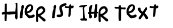 Ihre Vorschau von der Schriftart Simpsons