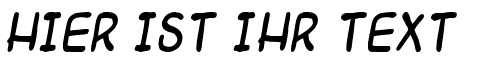 Ihre Vorschau von der Schriftart Universal Fruitcake