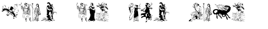 Ihre Vorschau von der Schriftart Greek Mythes