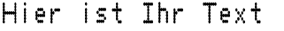 Ihre Vorschau von der Schriftart Hydrogen Type