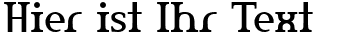 Ihre Vorschau von der Schriftart Amerika