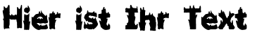 Ihre Vorschau von der Schriftart Firestarter