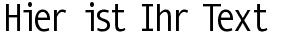 Ihre Vorschau von der Schriftart Mono Spatial