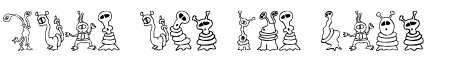 Ihre Vorschau von der Schriftart Alien Twits