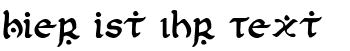 Ihre Vorschau von der Schriftart First Order