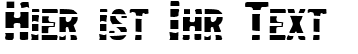 Ihre Vorschau von der Schriftart Jailbird