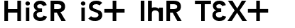 Ihre Vorschau von der Schriftart Hacker Argot