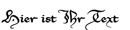 Ihre Vorschau von der Schriftart Xirwena