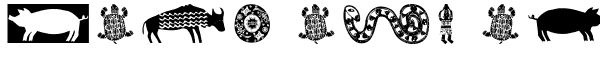 Ihre Vorschau von der Schriftart Africain
