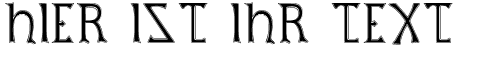 Ihre Vorschau von der Schriftart British Outline Majuscules