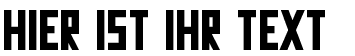 Ihre Vorschau von der Schriftart Data Trash