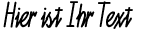 Ihre Vorschau von der Schriftart Ruth Script