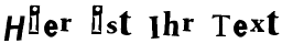 Ihre Vorschau von der Schriftart Shoplifter