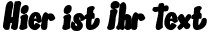 Ihre Vorschau von der Schriftart Gloo Gun
