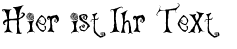 Ihre Vorschau von der Schriftart The Gingerbread House