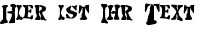 Ihre Vorschau von der Schriftart Strange World