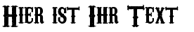 Ihre Vorschau von der Schriftart Carnivalee Freakshow