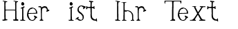 Ihre Vorschau von der Schriftart Robot Teacher