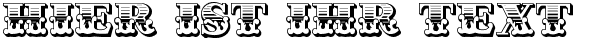 Ihre Vorschau von der Schriftart Cast Iron
