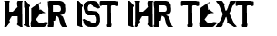 Ihre Vorschau von der Schriftart Eclipsed Moon