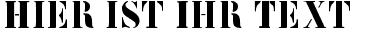 Ihre Vorschau von der Schriftart LeArchitect