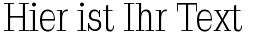 Ihre Vorschau von der Schriftart Napoleodoni