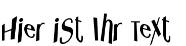 Ihre Vorschau von der Schriftart Whats Happened