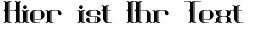 Ihre Vorschau von der Schriftart Blackoninaut BRK
