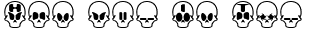 Ihre Vorschau von der Schriftart SkullCapz