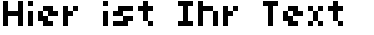 Ihre Vorschau von der Schriftart 04b03