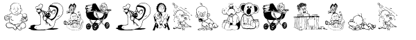 Ihre Vorschau von der Schriftart Children Bats