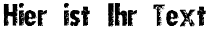 Ihre Vorschau von der Schriftart Dirty Socks Skinny