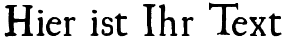 Ihre Vorschau von der Schriftart UglaQua