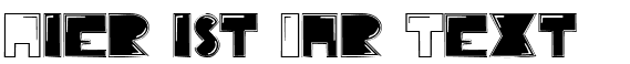 Ihre Vorschau von der Schriftart Pacman