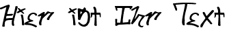Ihre Vorschau von der Schriftart ill skillz