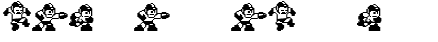 Ihre Vorschau von der Schriftart MegaMan