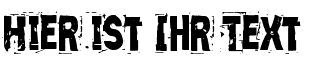 Ihre Vorschau von der Schriftart zero && zero is