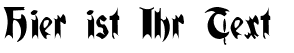 Ihre Vorschau von der Schriftart Quael Gothic