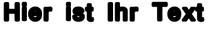 Ihre Vorschau von der Schriftart Bold bold